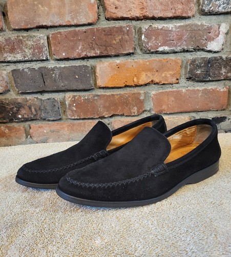 John lobb stroll black suede - john,
